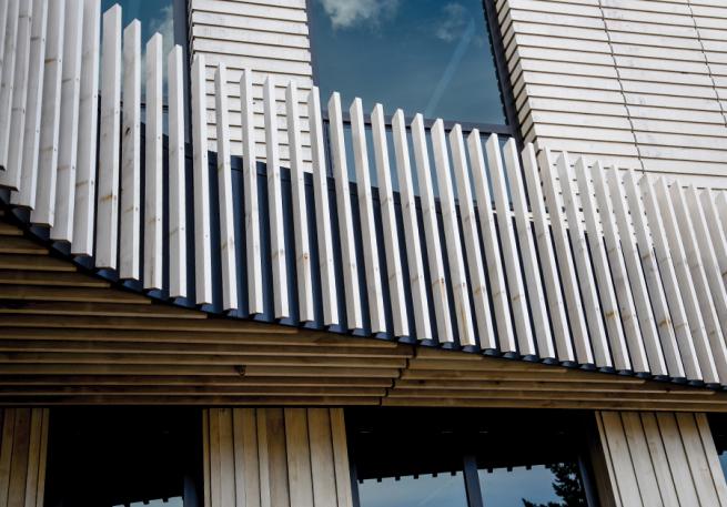 Accoya wood cladding