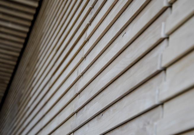 Accoya wood cladding